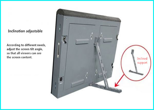 Панель СИД P10 простого шкафа утюга стального на открытом воздухе со структурой для на открытом воздухе рекламы