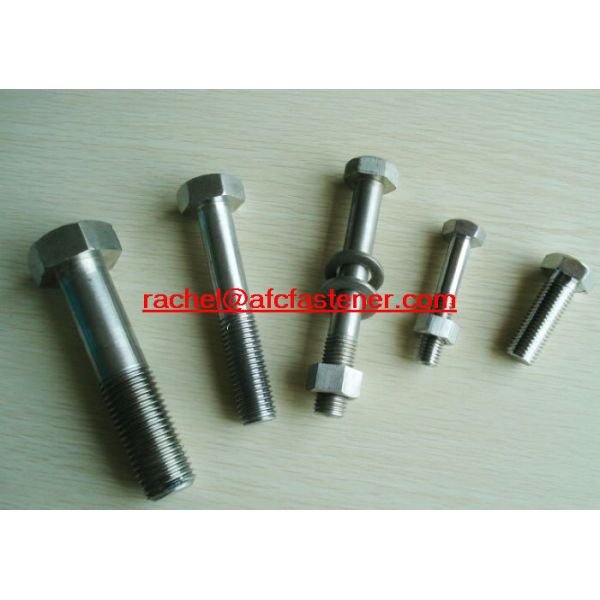 Hex bolt  W.Nr 2.4856 NA21 UNS N06625 bolt NiCr22Mo9Nb Inconel625 GH3625 GH625
