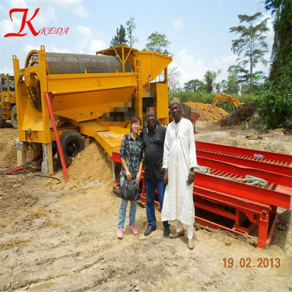 gold mining trommel alluvial gold mining equipment automantic alluvial gold panning machine