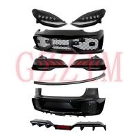 Kit do corpo da Tesla Lata dianteira saia lateral traseira difusor spoiler farol farol traseiro cor personalizada