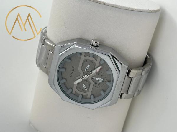 Miler en acier inoxydable Quartz robe montre 30m imperméable