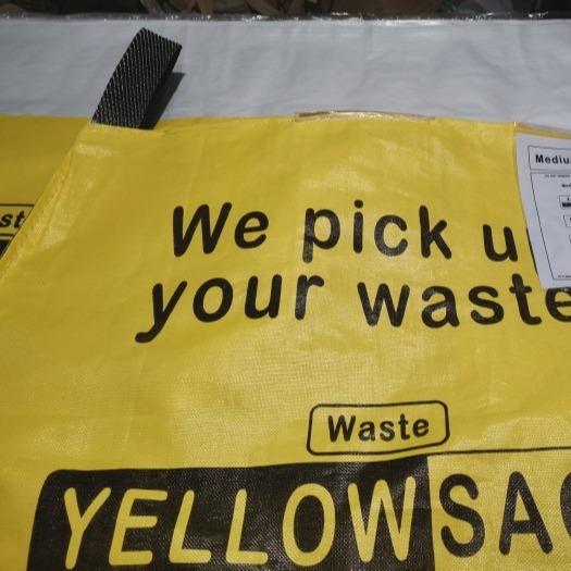1.5 Ton 100% Raw Material PP Waste Skip Bag For Garbage Collection Landscaping Garden