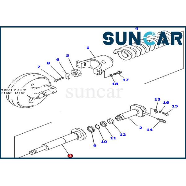 PC250-6 PC300 Excavator Rubber Track Repair Kit 207-30-64130