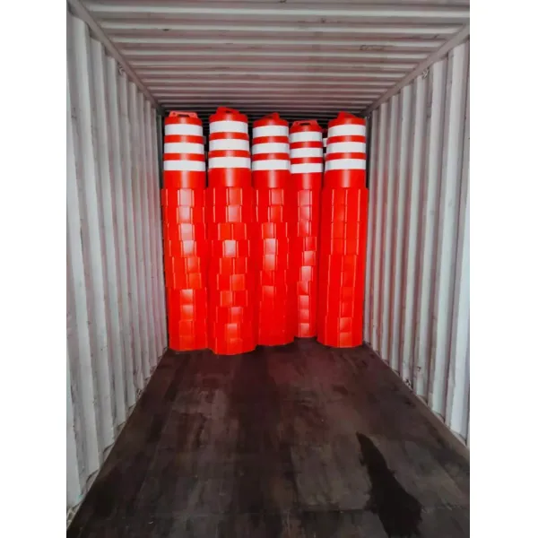 Stackable Reflective PE Traffic Drum Road Safety Barrel for Crash Protection