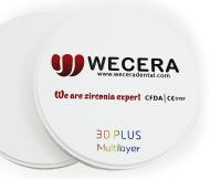 Blocs de zirconium sintré de 1500 μm pour les ponts dentaires, couronnes, incrustations, placages et placages