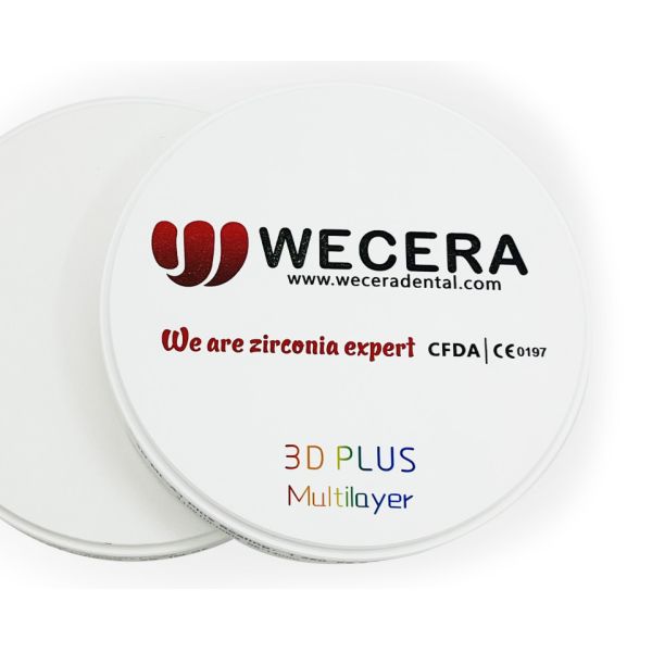 3D плюс разнослоистый Translucency блока 57% Zirconia совместимый с машинами