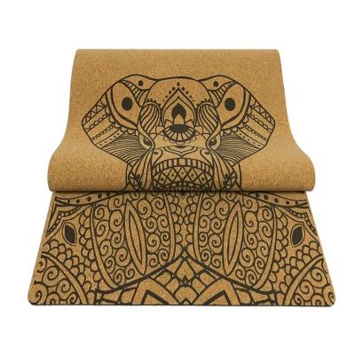 Cork Yoga Mat,Patterned Design, thermal transfer printing ECO-Friendly Yoga Mat,Gym Mat