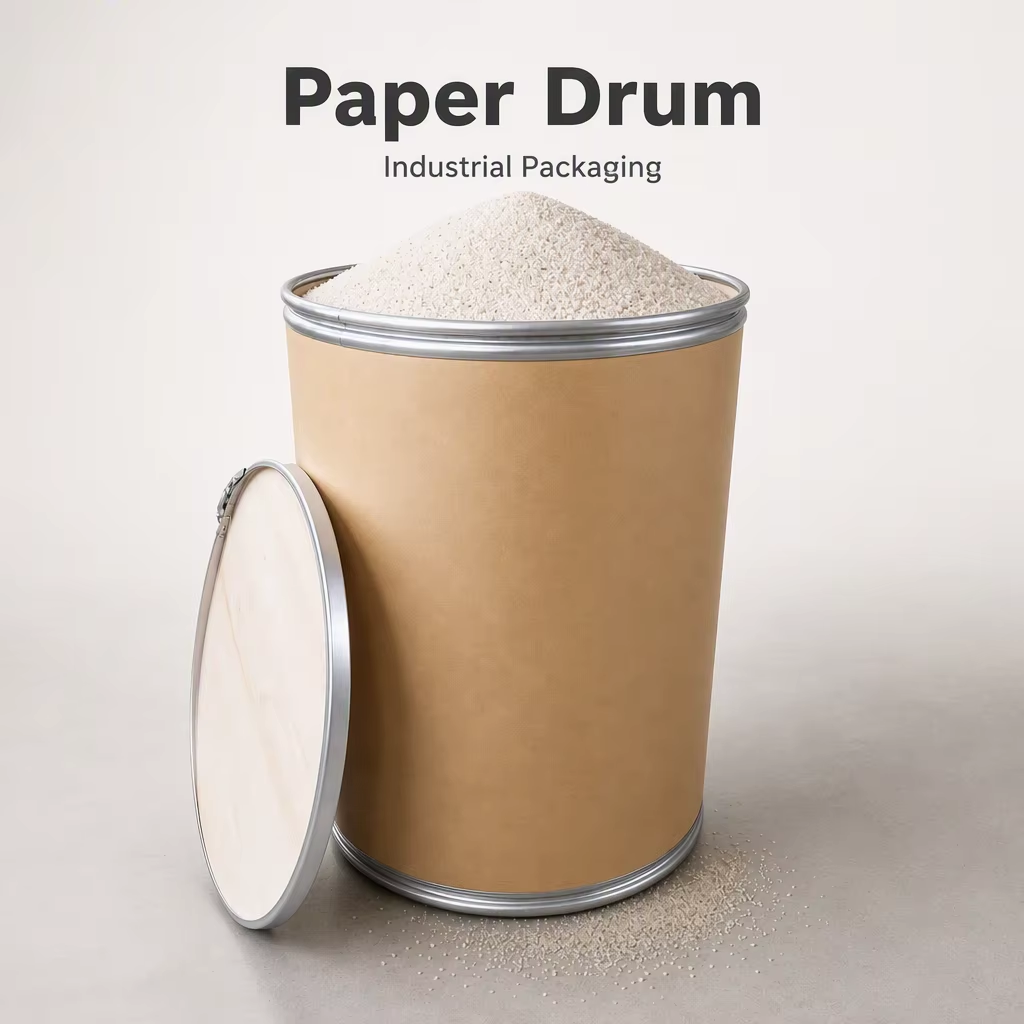 50kg Kraft Paper Drum for Quartz Sand Bulk Material