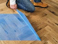 36 pouces X 600 pieds de masque de plancher de film facile de protection de protecteur bleu de surface dure