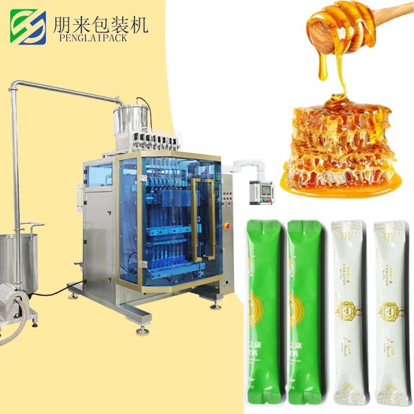 Efficient Reliable Honey Ketchup Sachet Packaging Machine Multi Lanes Ketchup Tomato Sauce Packet Filling Sealing Packing Machine