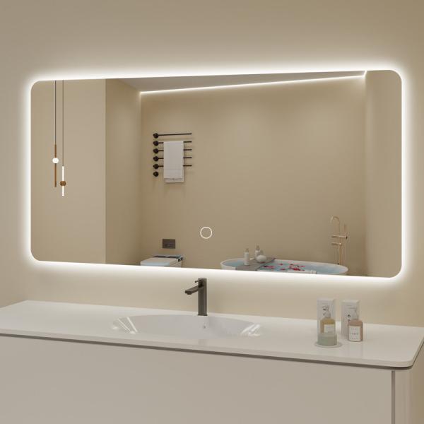 Popular Android System Rectangle Bathroom LED Intelligent Mirror