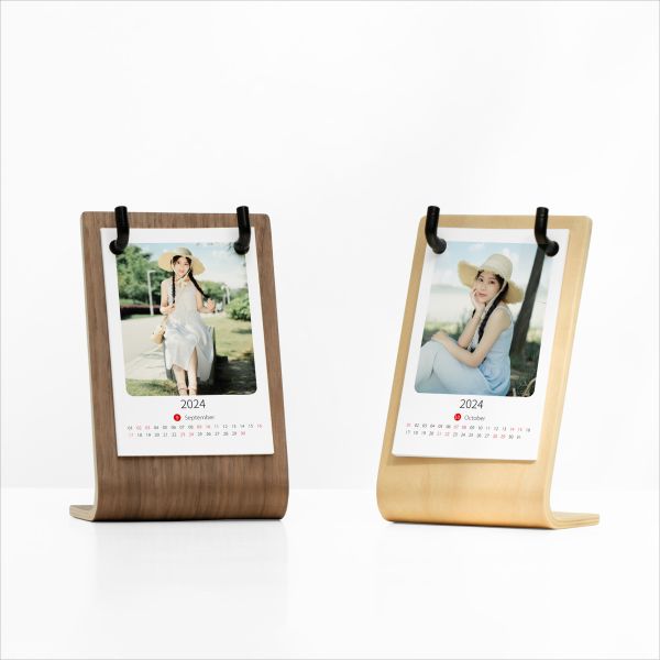 Desk Wooden Calendar Stand 6inch 7inch 8inch  Calendar Wood Stand