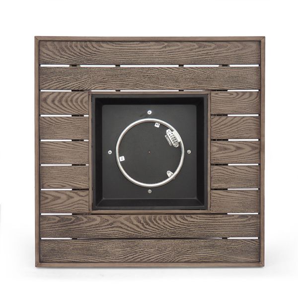 Square 50,000 BTU Iron Outdoor Propane Fire Pit Garden Patio Furniture