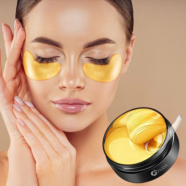 Luxury Gold Repair Skincare Eye Mask Golden Glow Regenerate Moisturising