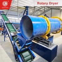 Secador rotativo de tambor de aço inoxidável profissional com linha de produção de fertilizantes