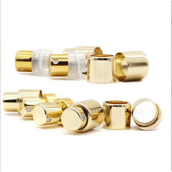 Moderno pulverizador de plástico botella de perfume tapa Fea15 válvulas de aluminio atomizador