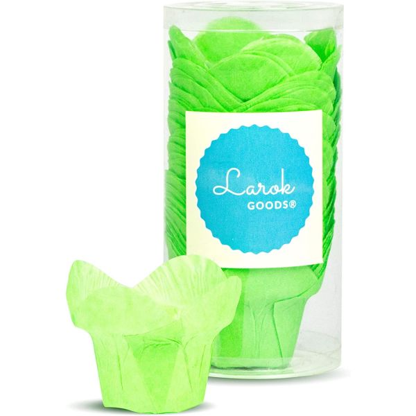 Вкладыш пирожного тюльпана прессформы чашки лотоса бумажный печь 3 унции