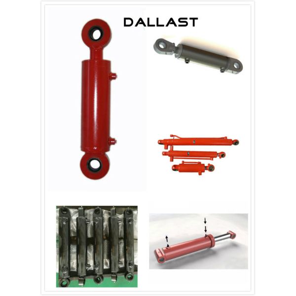 Dual Acting Chrome Hydraulic Cylinder Piston Type for Agricultural Dump Truck