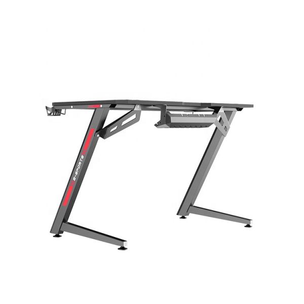 Z Gaming Desk Computer Table With Fighting Rgb Led Breathing Light For Home Workspace