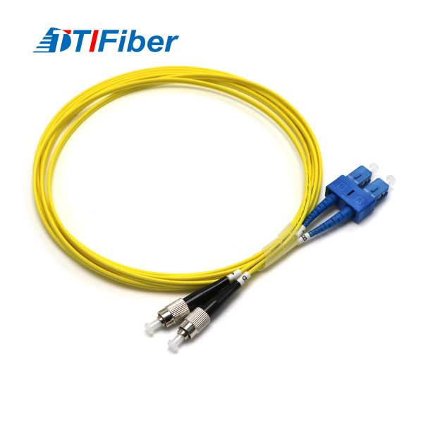 Гибкий провод 1m 2m оптического волокна TTIFiber FC-SC SM DX 4m 5m