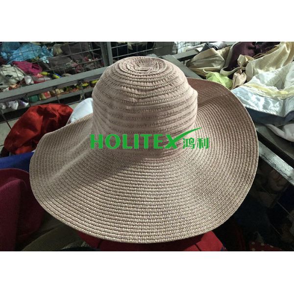 Colorful 2nd Hand Hats , Mixed Female Used Hats And Caps For All Seasons