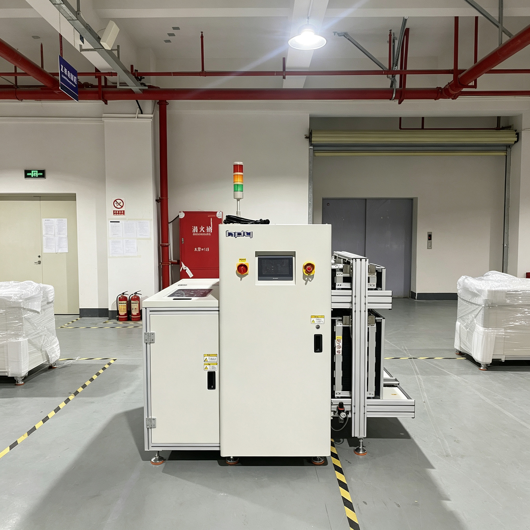 Automatic NGOK Sorting panasonic SMT Unloader Dual Magazine Storage equipment