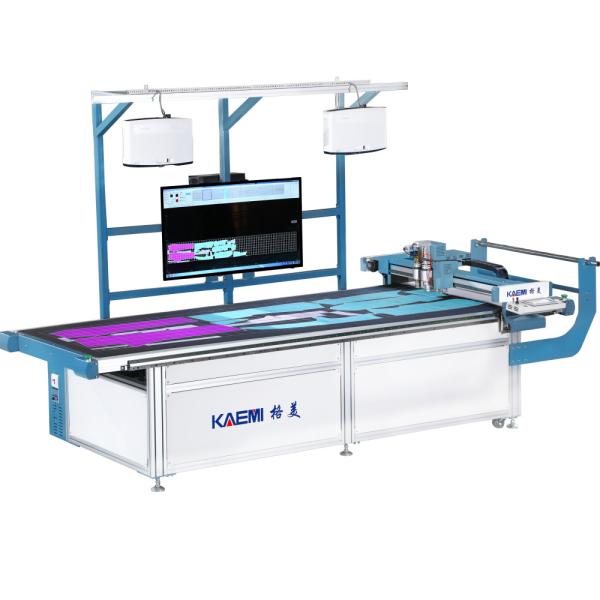 Fabricación de tejidos de planta Cortador digital CNC para cuchillo redondo Cortador de cuchillo de oscilación