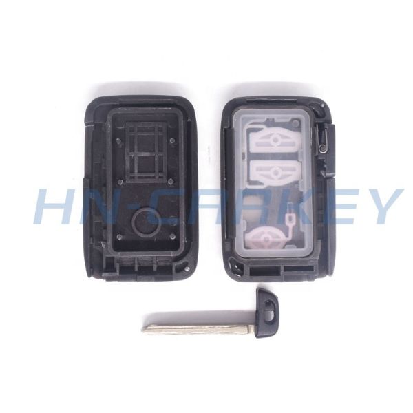 2008-2012 Toyota / 3-Button Silver Smart Key SHELL / HYQ14AAB (AFTERMARKET) Land Cruiser