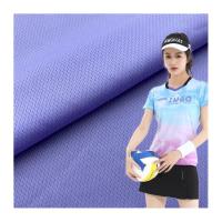 75D Polyester Knit Bird Eye Mesh Eyelet Cycling Jersey Fabric Breathable Wicking