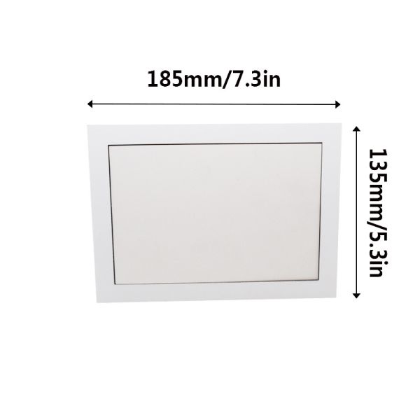 Vintage Blank Sublimation MDF Photo Frame With Printable Matte Cardboard Custom Wood Frames