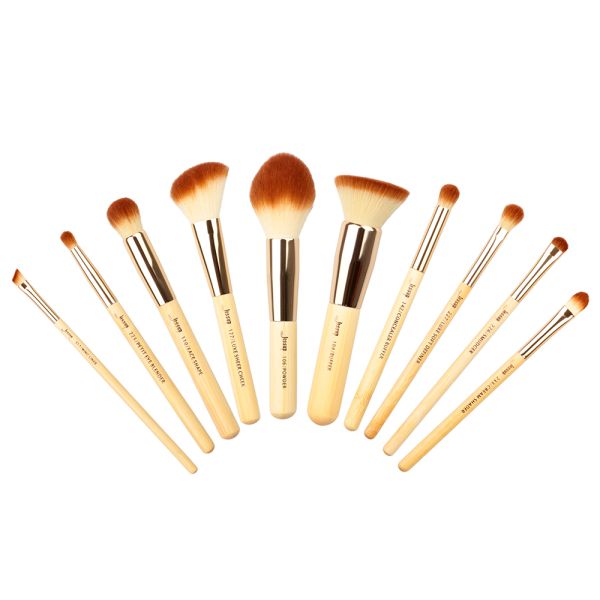Private Label OEM Natural Bamboo Makeup Brushes For Makeup Professionals