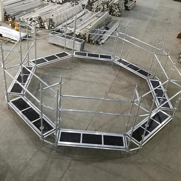 Système d'échafaudage circulaire en alliage d'aluminium