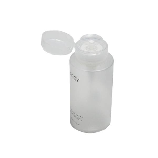 300ml Plastic PET Cosmetic Eye Nail Polish Push Down Pump Bottle