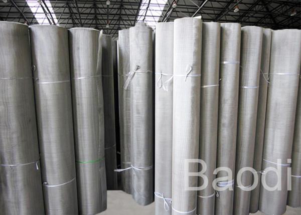Radiation Free Rolled Stainless Steel Wire Mesh Screen 316 For Filter / Strainer
