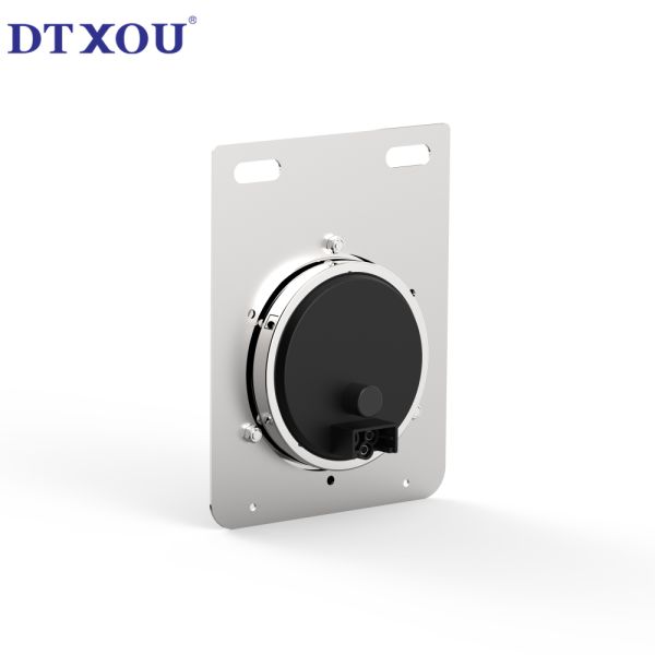 Stainless steel waterproof 4-inch circular LED bracket, semi trailer truck tail light, turn brake light