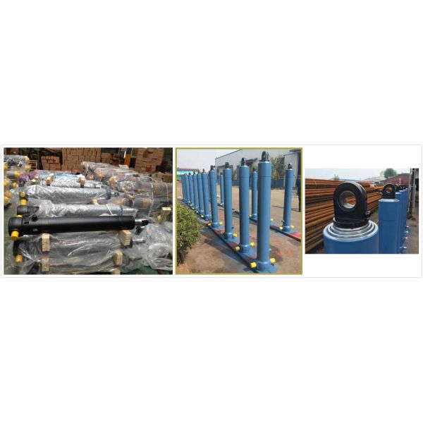Hyva Long Stroke Multi Stage Hydraulic Cylinder  Foot Axle End Earring