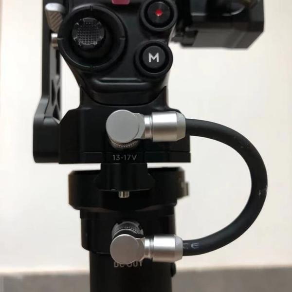 Alvin’S Cables Power Cable For DJI RS2 RS3 Rotatable 2 Pin Male Right Angle To 2 Pin Male For Tilta Float Gimbal Support