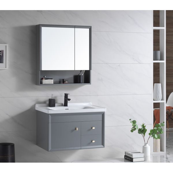 Отраженная стена тщет Ванная комната шкафов современная повиснула 800x500x530mm