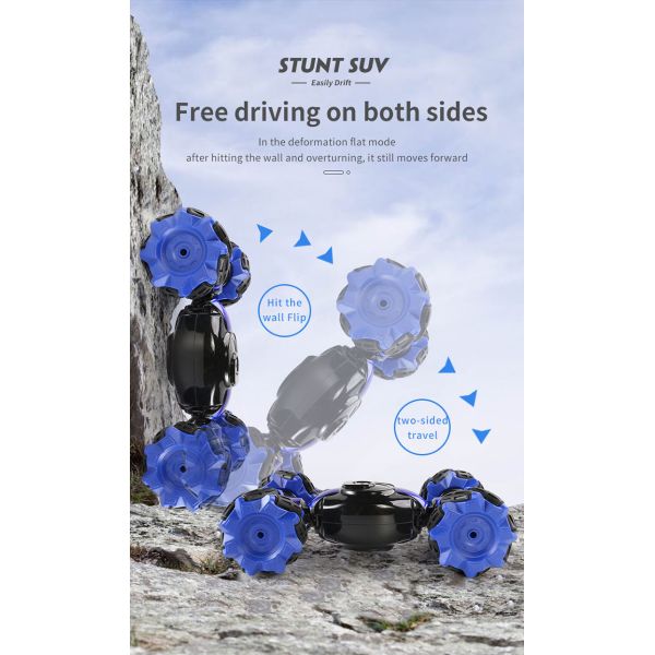 Watch Remote Control Deformation Off-Road Vehicle Drift Climbing Car with USB Cable