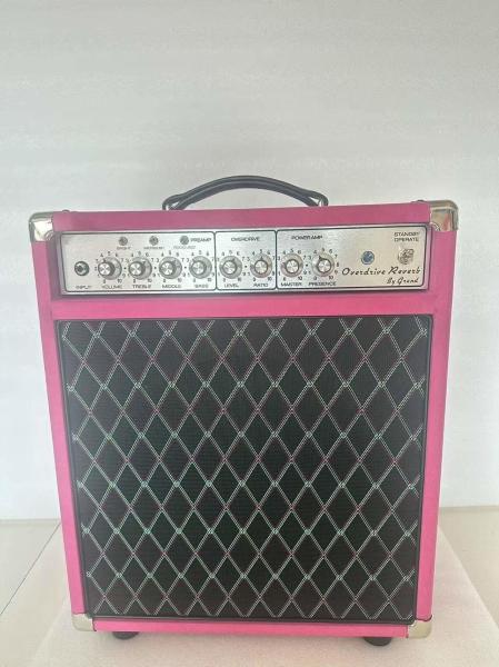 Custom Grand Handwired Overdrive Reverb 20 Watt 1x12 Combo Purple Suede 2 X EL84 3 X 12ax7 JJ Tubes