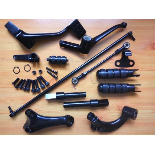Motorcycle Forward Control Black Chrome For Harley Davidson
