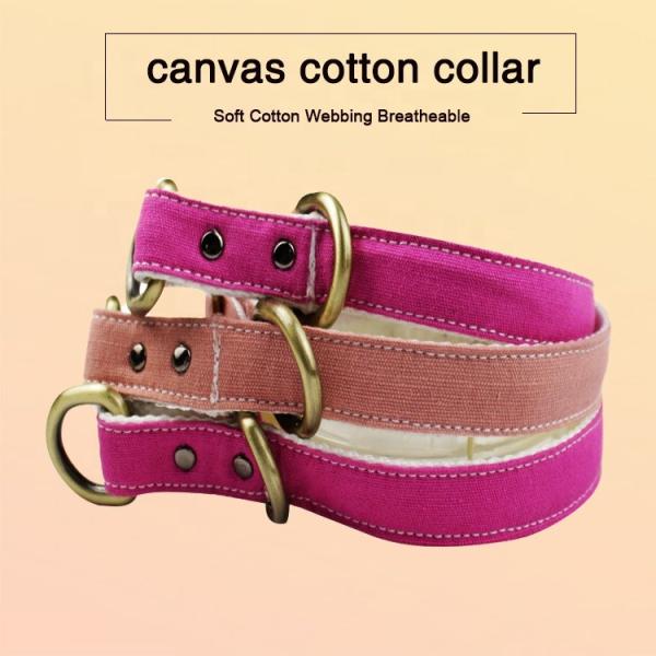 C506 Wholesale Canvas Adjustable Sublimation Dog Collars and Leads,  Dog Collar Making Supplies