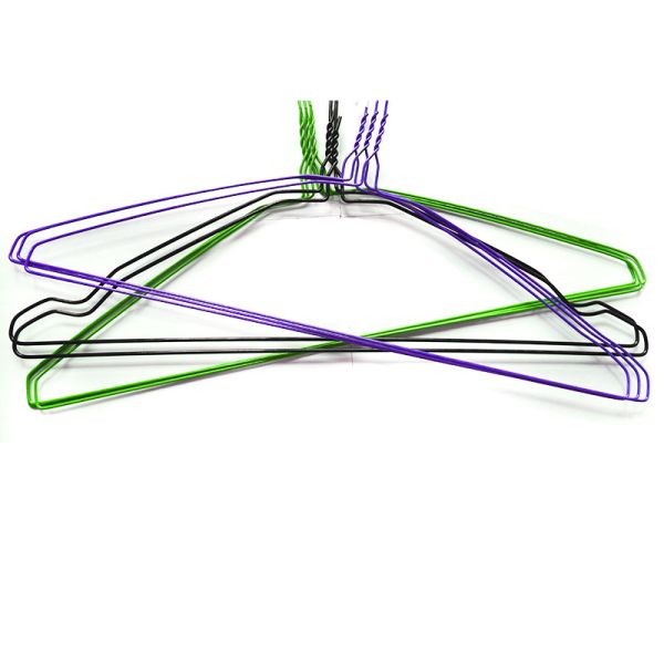 15 Rust Resistant Steel Wire Hangers 20.5cm Height Durable Heavy Duty Clothes Hangers Ideal for Retail Display and Storage