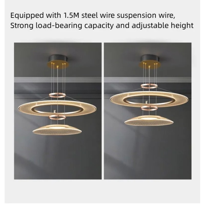 Villa Dining Pendant Light Bedroom Ceiling Home Decor Lustre Lighting Fixtur(WH-NC-163)