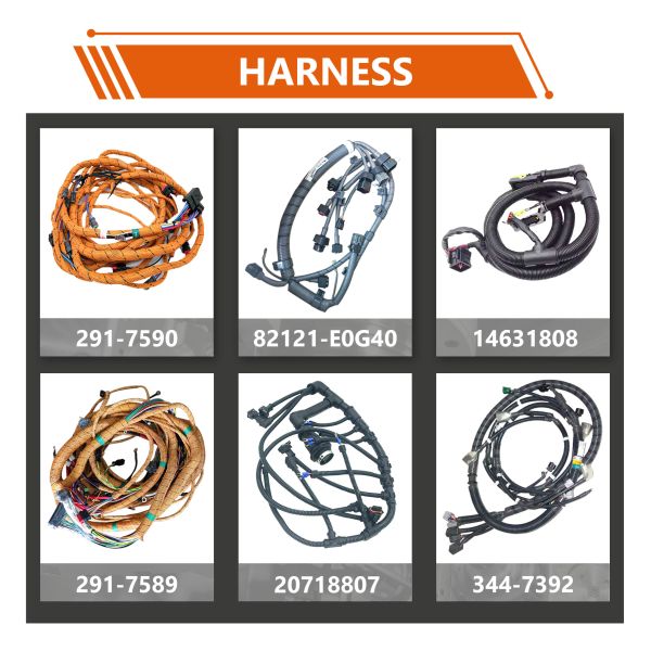 C6.6 Injector Wiring Harness Adapter Plug 285-1975 2851975 for  E320D E323D Excavator Parts