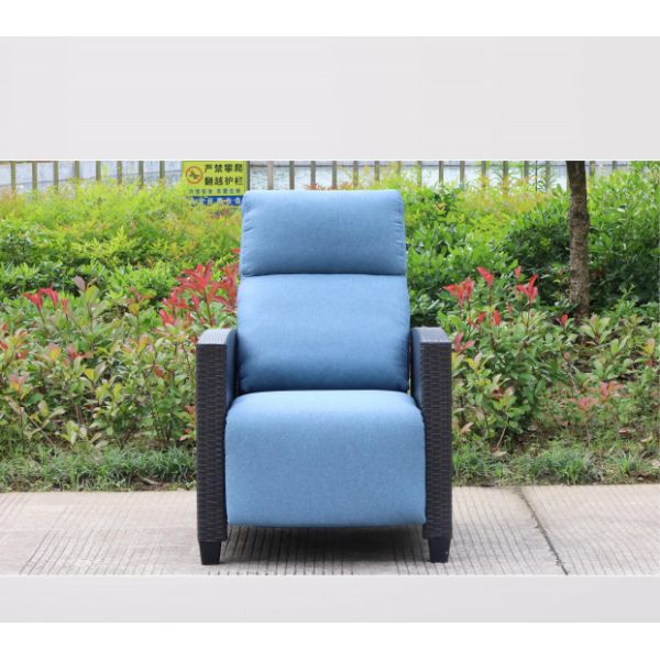 CE BSCI Home Rattan Furniture Modern Office Sofa Mid Century Recliner