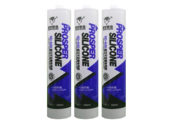 Water Resistant White Bathroom Silicone Sealant Mould Resistant Long Lasting