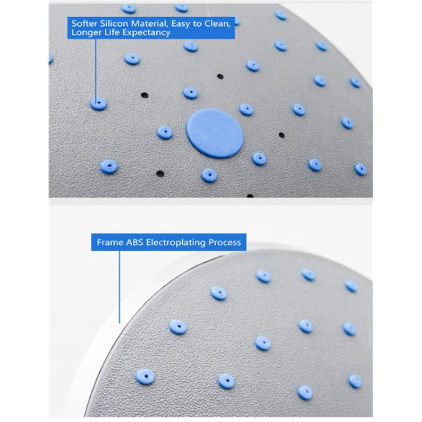 Ceiling / Wall Mounted Rain Shower Head , 6 Inch Round Rain Shower Head Easy Clean