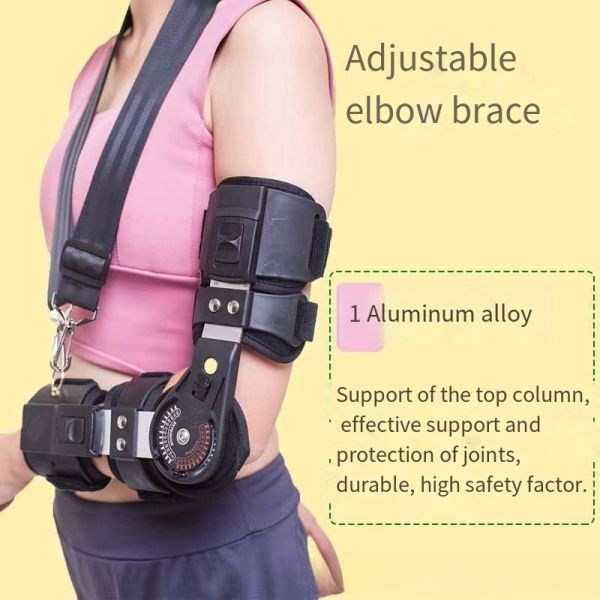 Lightweight Flat Noodles Adjustable Elbow Joint Fixation Brace for Effective Support