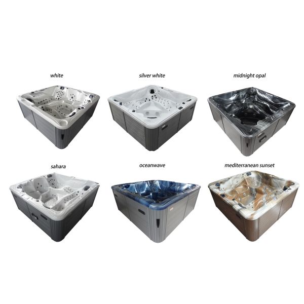 7803 High Jet Count Luxury Outdoor Spa Tub 6 Person Acrylic Hydro Massage Hot Tub Balboa System